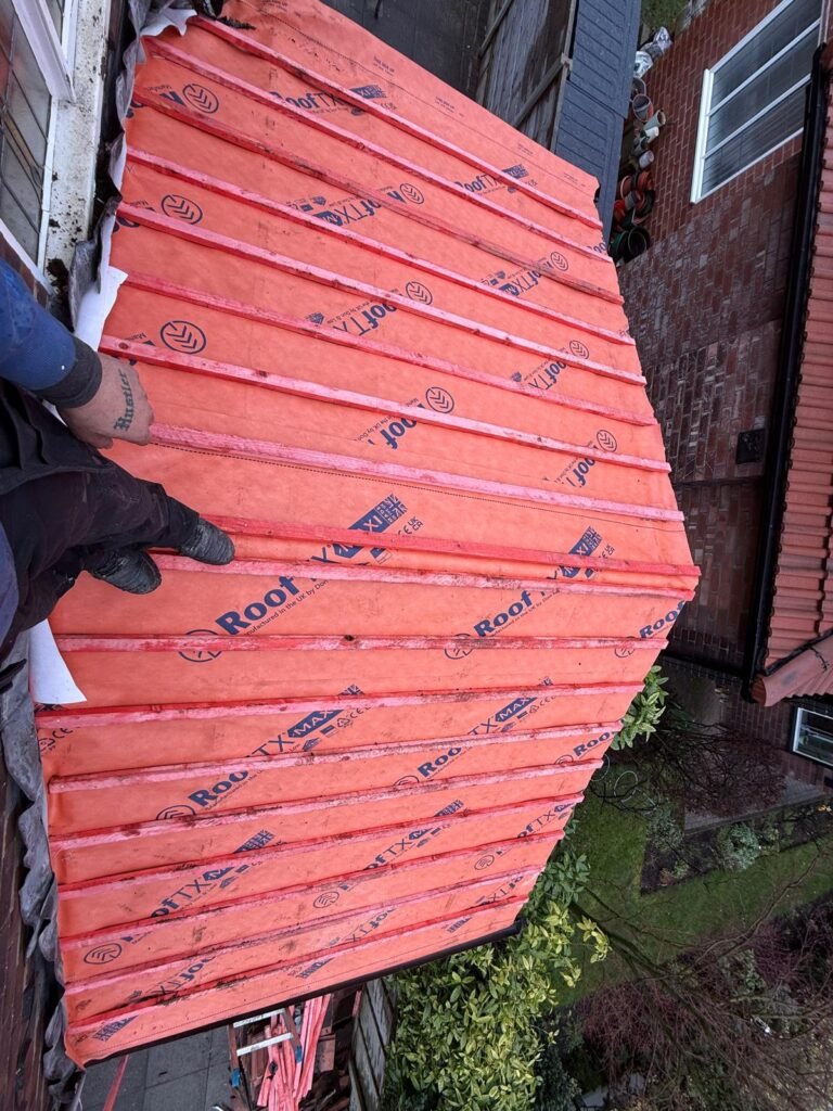Amvi Roofing West London - Re-roof - membrane & new tiles